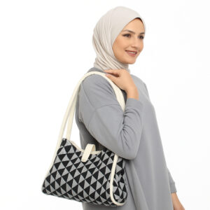 Threeshaka - Tote Bag Wanita Mikro Motif Piramid